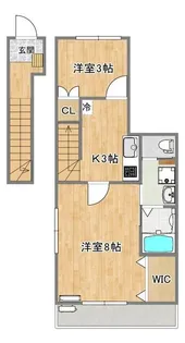 Fiesta原町(フィエスタハラノマチ)【2階】の間取り