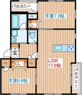 THE ROOM【1階】の間取り
