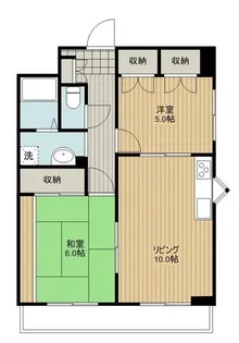 パストラル西船【6階】の間取り