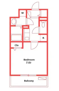 ログコートII【5階】の間取り