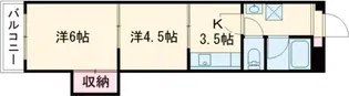 京都ノーザンフラット【3階】の間取り