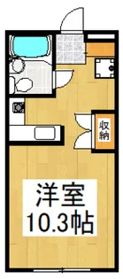 メゾンドローブ学園西町【2階】の間取り