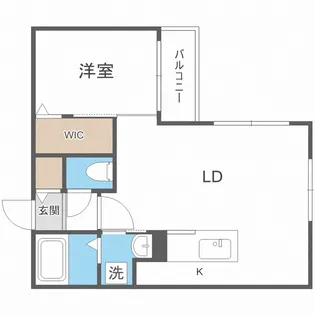 CARRERA行啓通【4階】の間取り