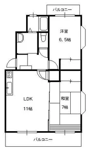 アクシア飯田【1階】の間取り