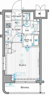神奈川県川崎市中原区小杉陣屋町2【マンション】の間取り