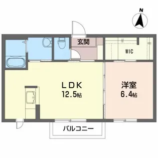 マノワール・デ・テクラB【1階】の間取り
