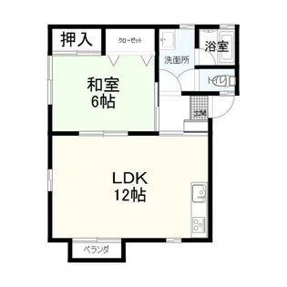 コーポロリス【2階】の間取り