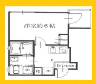 神奈川県横浜市神奈川区中丸【アパート】の間取り