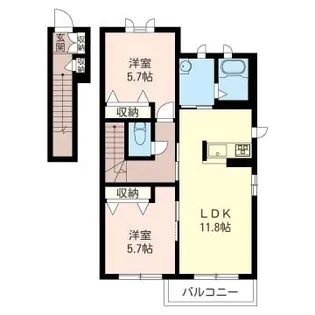 Himawari【2階】の間取り
