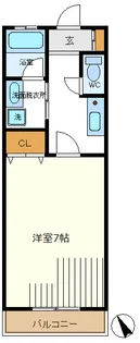クラージュ リヴ【2階】の間取り