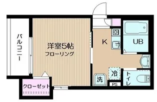 フェリーチェ早稲田【3階】の間取り