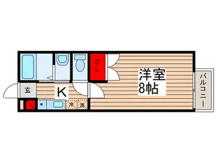 カーサコンフォート【2階】の間取り