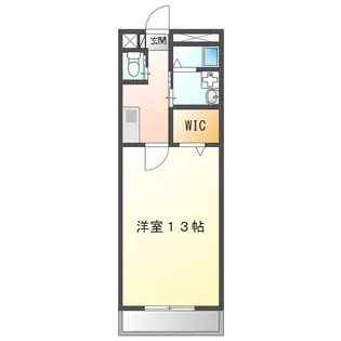 1Kの間取り画像