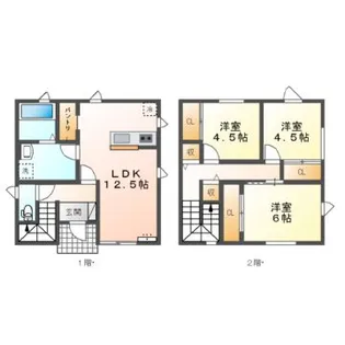 レジーナK【1階】の間取り