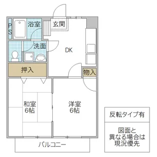 マイ・シャトウ見川 B棟【1階】の間取り