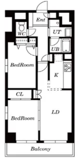 シュパール千代田【4階】の間取り