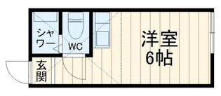 ユナイト川崎エスパーニャ【2階】の間取り