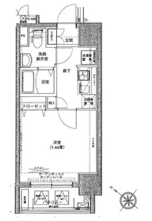 東京都墨田区向島4【マンション】の間取り