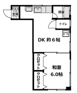 早川ビル【4階】の間取り
