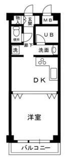 イズミタダマンション【3階】の間取り