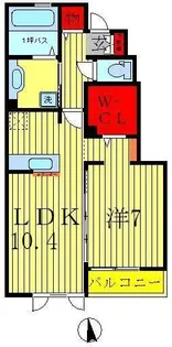 グリーンテリアGI【1階】の間取り