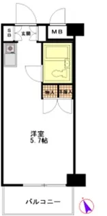 ユニーブル保土ヶ谷【1階】の間取り