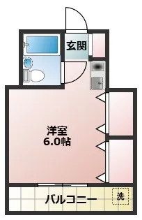 イーストヴィレッジYUDA【1階】の間取り