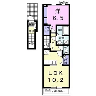 フォリア【2階】の間取り