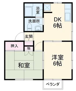 ハイツつくしNo1【2階】の間取り