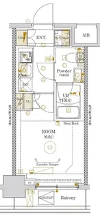 エストゥルース新小岩【8階】の間取り