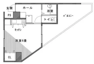 大阪府吹田市元町【マンション】の間取り