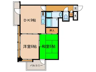 Oak Ridge【4階】の間取り