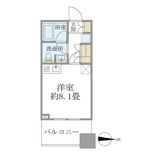 東京都品川区大井1【マンション】の間取り