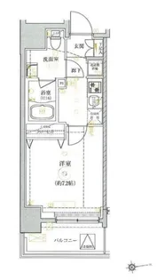 ベルシード大島【4階】の間取り