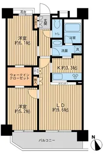 東京都八王子市明神町1【マンション】の間取り