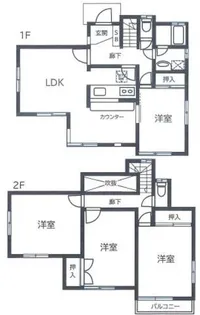 埼玉県北本市下石戸5【一戸建】の間取り