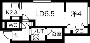 Angelic garden新札幌(エンジェリックガーデン)【4階】の間取り