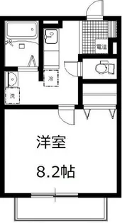 神奈川県横浜市青葉区市ケ尾町【アパート】の間取り