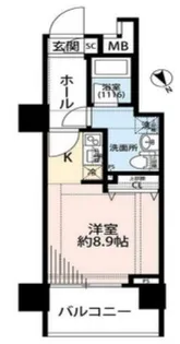 東京都新宿区新宿6【マンション】の間取り