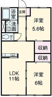 サンライトEYハイム【1階】の間取り