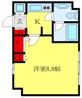 ヴォーガコルテ王子神谷アジールコート【2階】の間取り