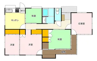 広島県広島市東区牛田旭1【一戸建】の間取り