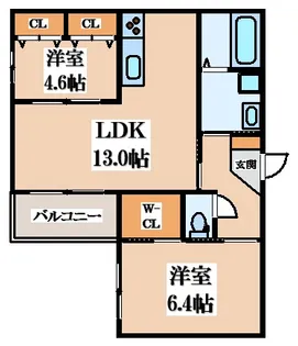 KOGI Residence花園本町【3階】の間取り