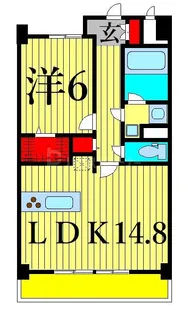 クロシェット【1階】の間取り