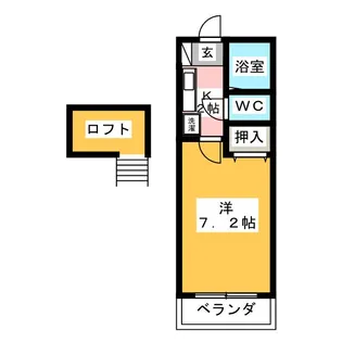 ストーンリバー【2階】の間取り