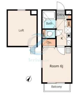 千葉県市川市本塩【アパート】の間取り