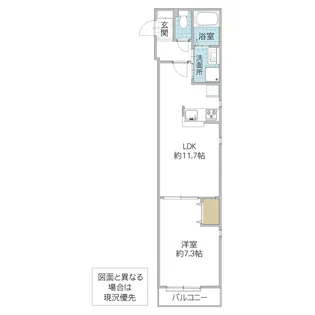 フェニックス神立【2階】の間取り