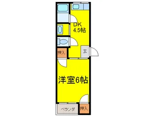 ラパンジ-ル東三国【5階】の間取り