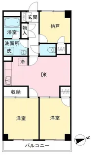 リーゼンハイム【2階】の間取り