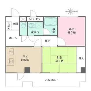 藤和シティコープ東寺尾【1階】の間取り